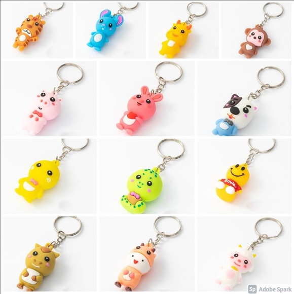 Snake~~Chinese Zodiac Quirky Keychains for Luck - Picture 2 of 14